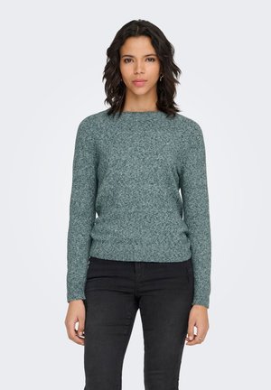 ONLY ONLRICA LIFE L/S NOOS - Neule - sea moss