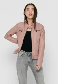 ONLY ONLBANDIT BIKER OTW - Imitatieleren jas - adobe rose