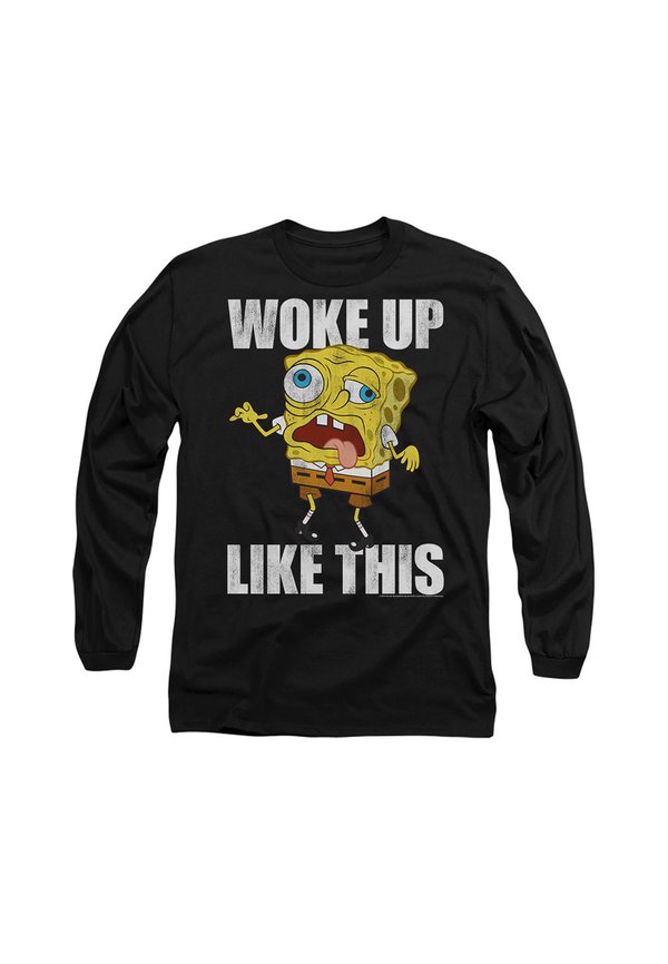 SPONGEBOB WOKE UP LIKE THIS MEME - Langarmshirt