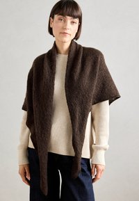 Sjaal - dark brown