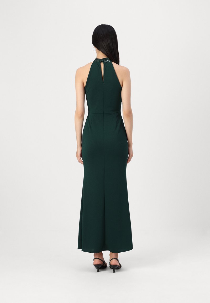 slim fit dress slacks Ronny Kobo Lace-Up Dress Marietta Teal Stretch Knit Size Extra Small