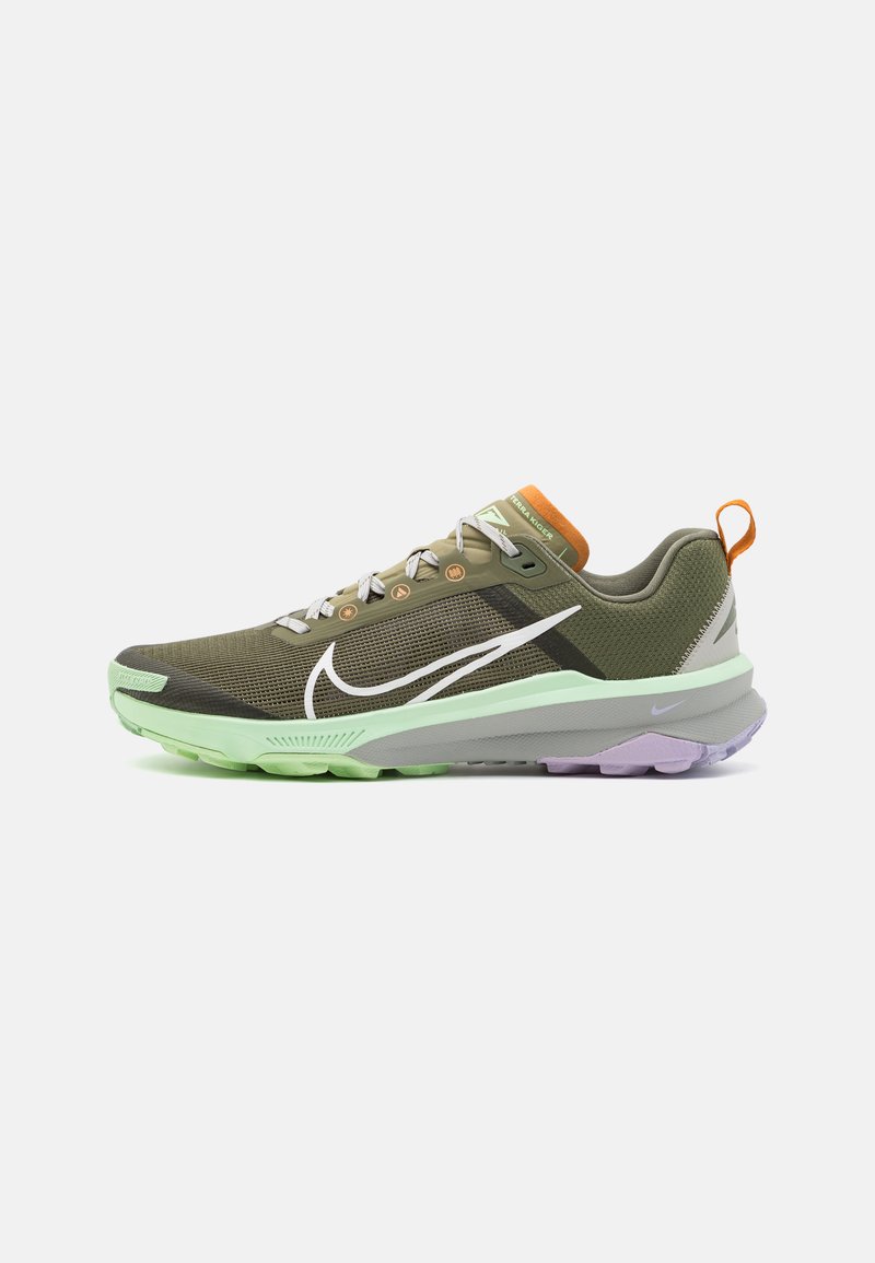 Nike Performance REACT TERRA KIGER 9 - Scarpe da trail running - medium olive/summit white/neutral olive/lilac bloom/light iron ore