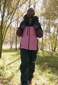 The North Face DAWNSTRIKE INSULATED JACKET - Ski jacket - black/dragonfruit/midnight mauve
