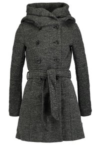 ONLY Klassisk frakke - mottled dark grey