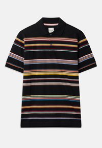 SIGNATURE STRIPE POLO SHIRT - Poloshirt - black