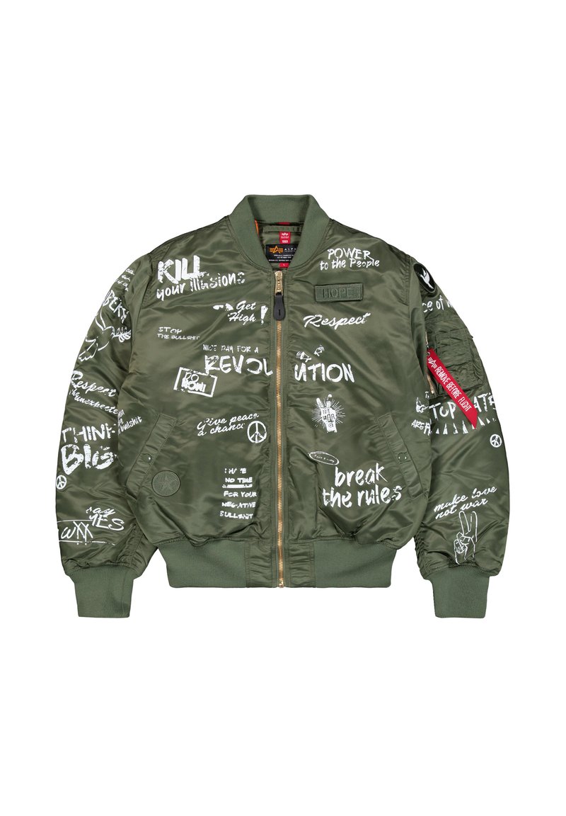 alpha industries Bomberjacks groen