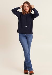 Breal Felpa con cappuccio - bleu marine