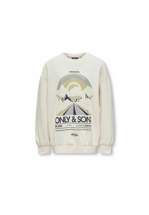 OSJROAD OVZ O-NECK - Športni pulover - tofu