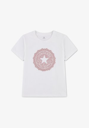 Converse, GRAPHIC TEE - T-shirts print - vintage white