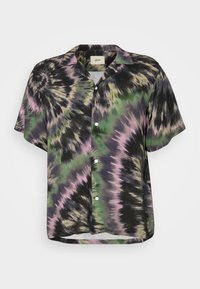 FIG SWIRL TIE DYE PRINTED CAMP SHIRTS - Strandkiegészítő - black