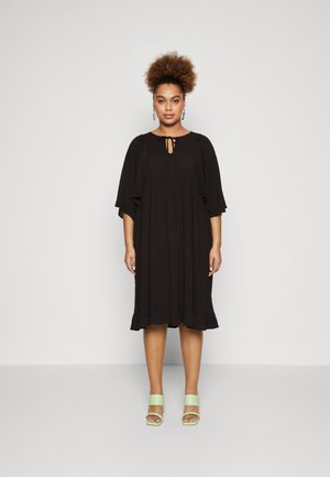 CARELEANOR LIFE CALF DRESS - Nappali ruha - black