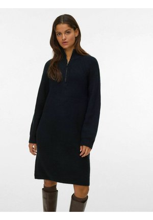 VMLEFILE MIDI - Džemperkleita - black