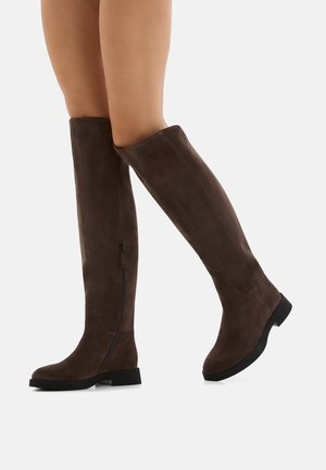 Stivali sopra il ginocchio - brown