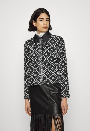 JACKET - Blazer - black/white