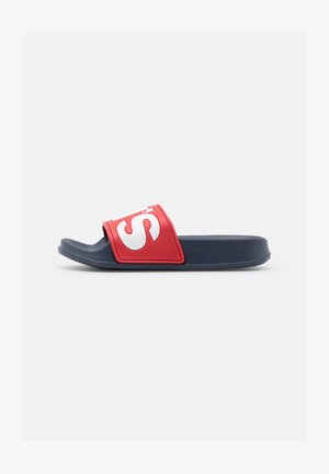 JUNE K - Ciabattine - navy/red
