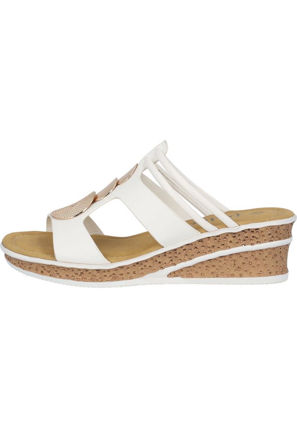 Pantolette hoch - weiß