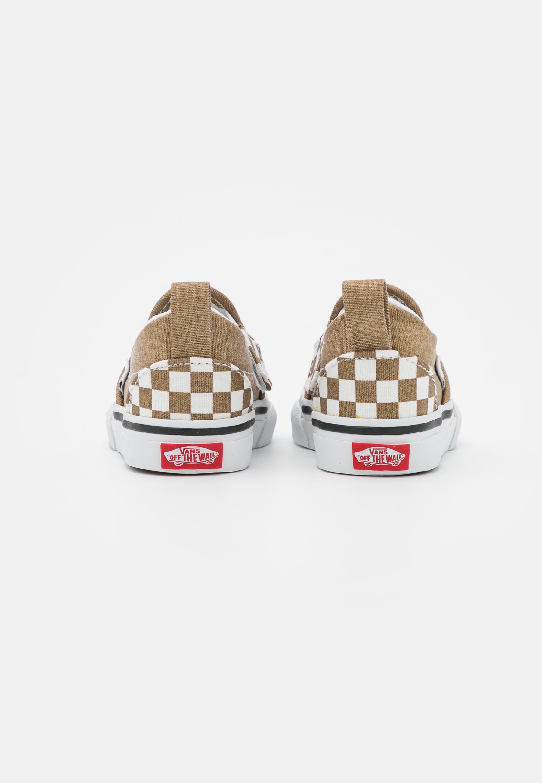 bronze checkered vans