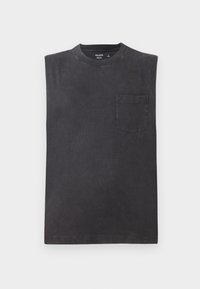 MAY1 BOXY CUTOFF POCKET TANK WASH WEBEX - Top - black