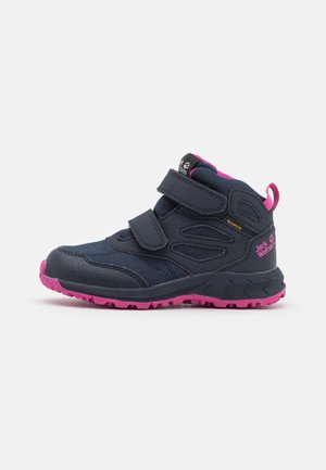WOODLAND TEXAPORE - Trekingové boty - blue/pink