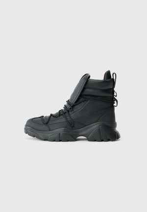 FLAKES UNISEX - Visoke tenisice - full black