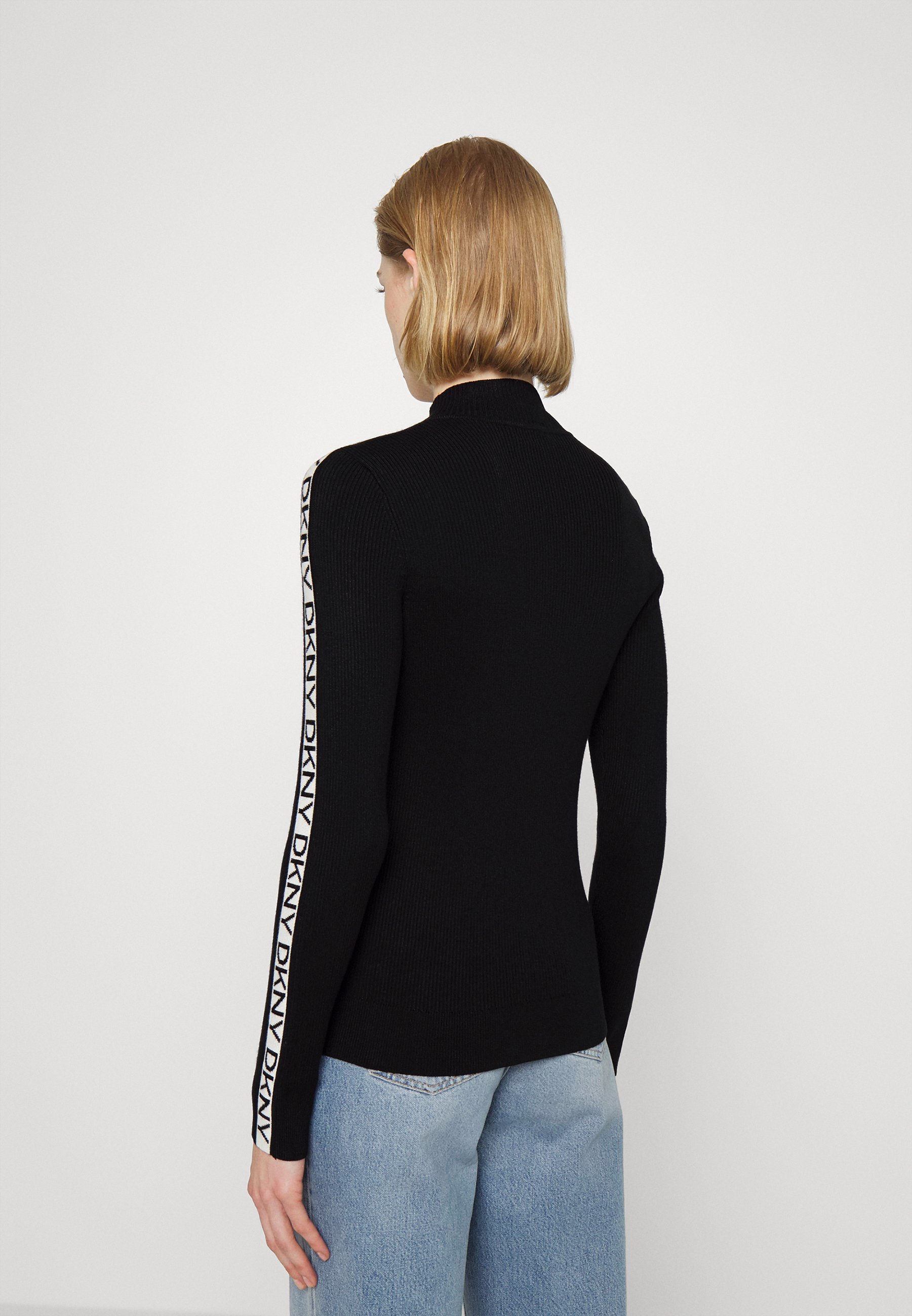 zipper neck sweatshirt