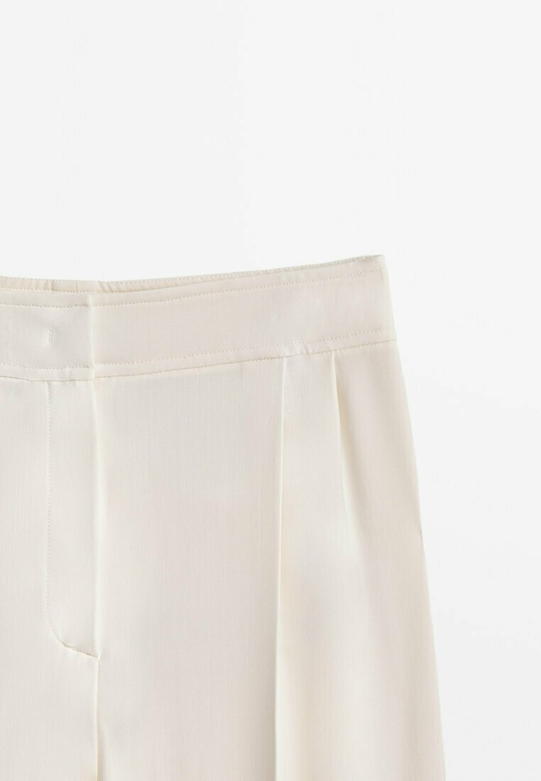 Damen Chinos | Massimo Dutti STRAIGHT FIT DARTED Stoffhose white/weiß - IY27364 Damen Chinos | Massimo Dutti STRAIGHT FIT DARTED Stoffhose white/weiß - IY27364