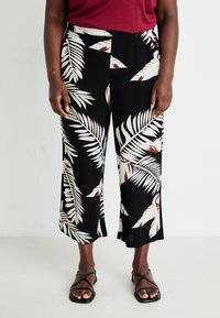 Vero Moda Curve - VMCEASY CULOTTE PANTS - Trousers - black Thumbnail Image 1
