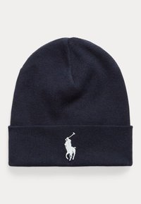 COMBED COTTON BEANIE UNISEX - Muts - navy heather/cream