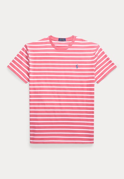 Polo Ralph Lauren CLASSIC FIT STRIPED JERSEY T-SHIRT - Marškinėliai su spaudiniu - adirondack berry/nevis