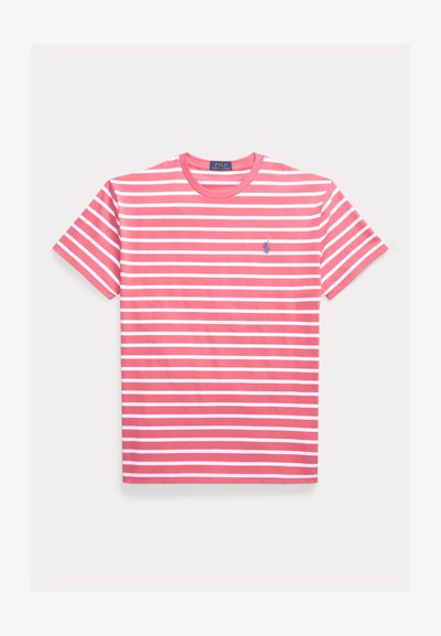 Polo Ralph Lauren CLASSIC FIT STRIPED JERSEY T-SHIRT - Print T-shirt - adirondack berry/nevis