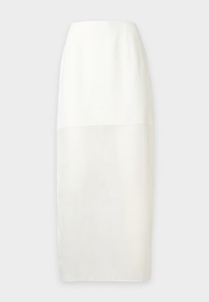 Topshop, SHEER - Jupe longue - white