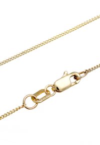 Gouden ketting met een delicate, dunne vormgeving. Voorzien van een stevige sluiting met een verlengd schakeltje en een gegraveerd "375" voor de puurheid van het goud.