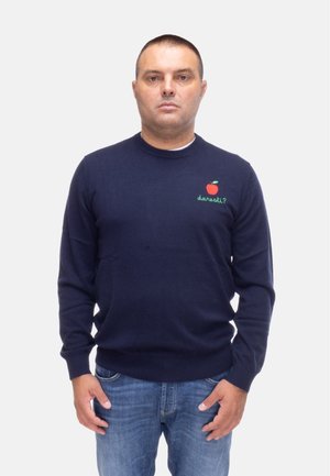 GIROCOLLO - Felpa - blu navy