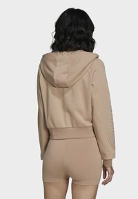 adidas Originals Majica s kapuljačom i patentnim zatvaračem - beige