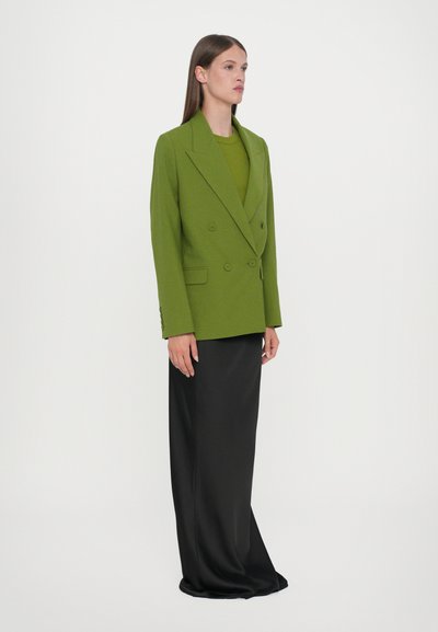 CLOSED FITTED DOUBLE BREASTED  - Blazer - pistachio green
