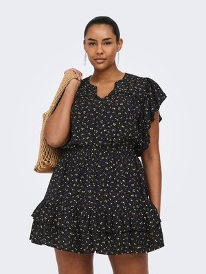 ONLY Carmakoma TOP CARALBERTHE TOP - Bluse - black