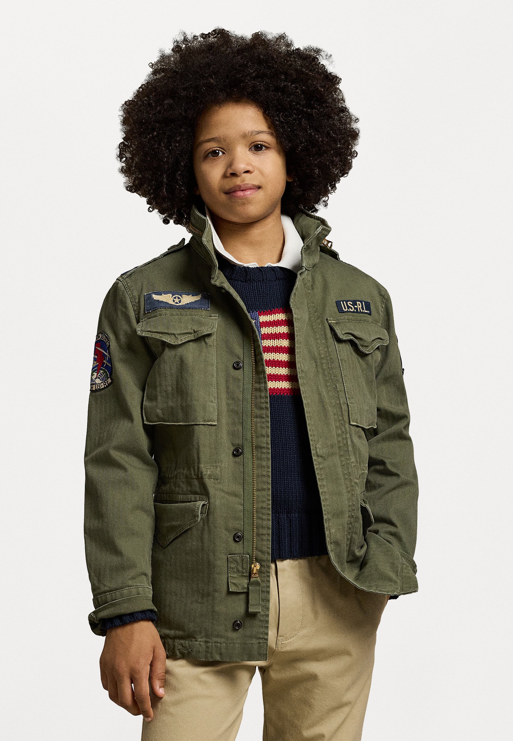 Polo Ralph Lauren THE ICONIC FIELD JACKET 7-14Y - Parka - olive