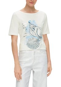 s.Oliver BLACK LABEL - T-shirt z nadrukiem