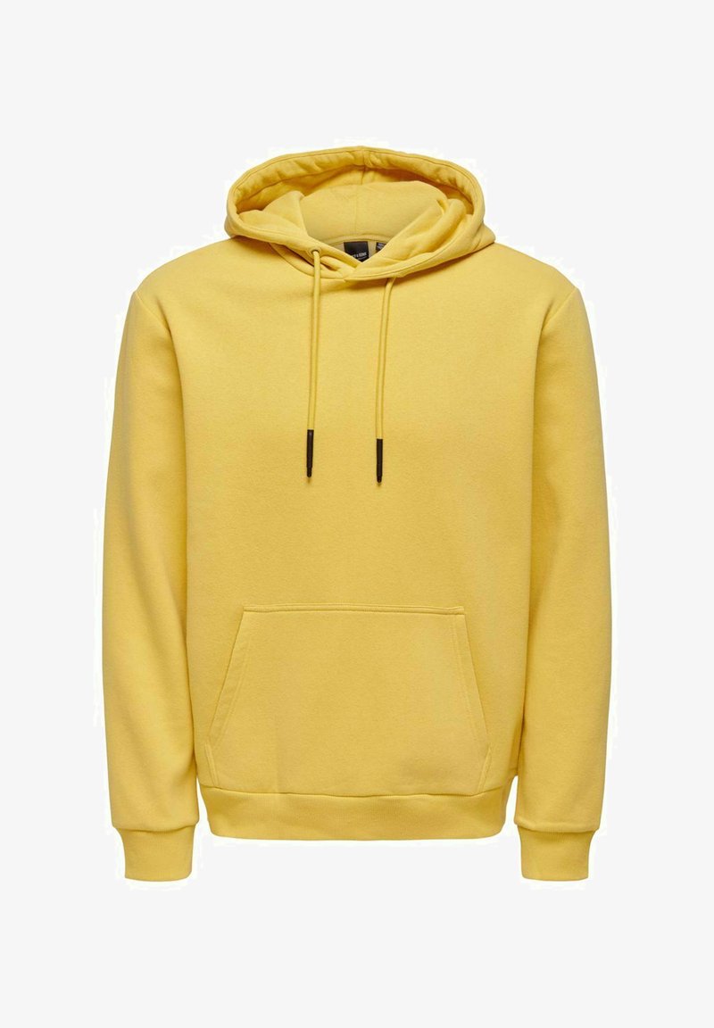 Only & Sons ONSCERES HOODIE SWEAT NOOS - Kapuzenpullover - ochre