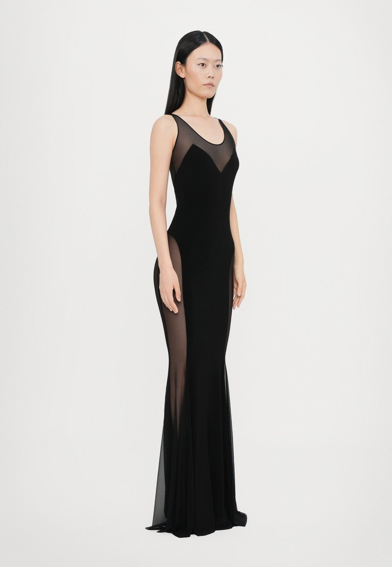 Norma Kamali LOW BACK RACER FISHTAIL GOWN - Occasion wear - black - Zalando