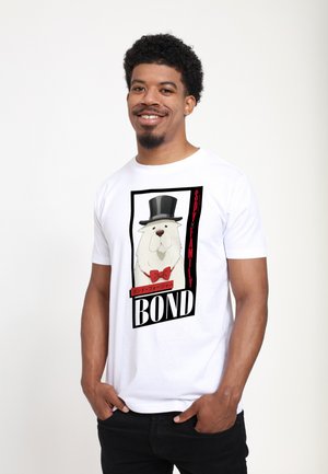 Henry Tiger Triko s potiskem - white