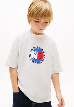 FUN FLAG GRAPHIC  - T-shirt imprimé - light grey heather