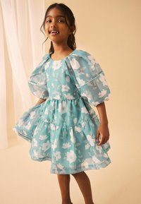 Laura Ashley FLEURIR TOURMALINE - REGULAR FIT - Denné šaty - mid blue