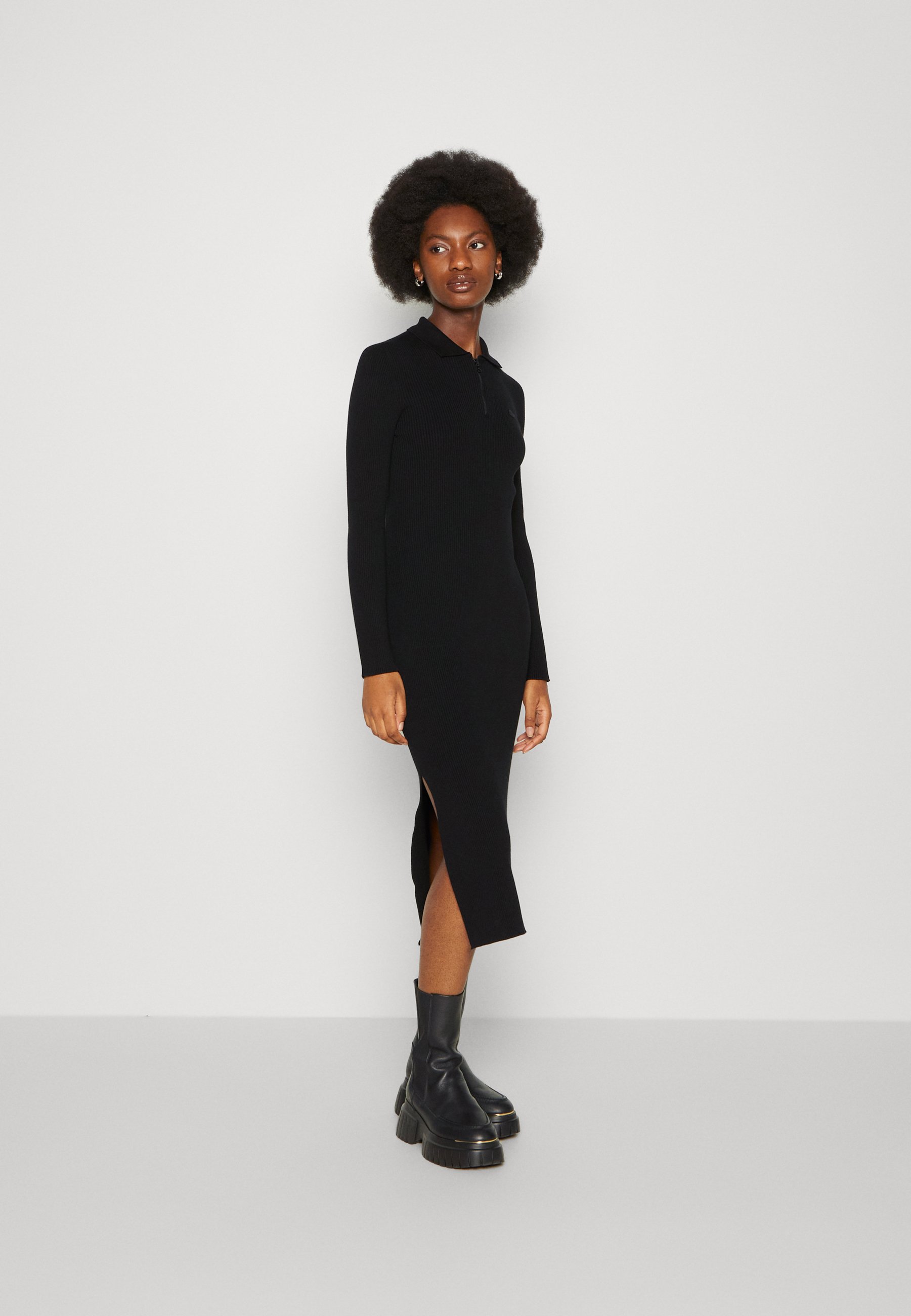 Lacoste Shift dress - black - Zalando.co.uk