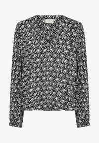 Unselected, black moonstruck retro print
