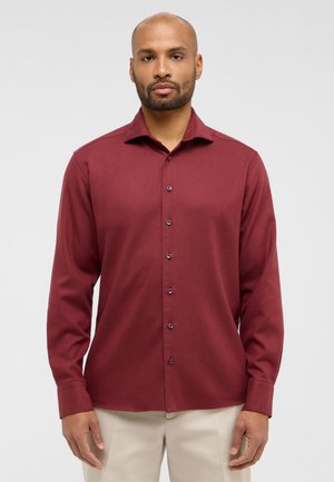 FLANELLHEMD - MODERN FIT - Camicia elegante - dunkelrot