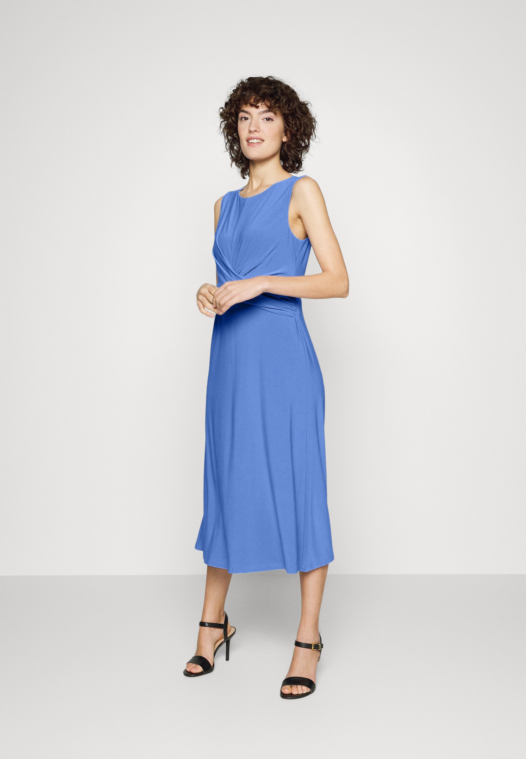 Lauren Ralph Lauren SLEEVELESS JERSEY DRESS - Vestito estivo - blue  loch/blu - Zalando.it