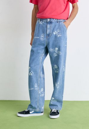 Carhartt WIP STAMP PANT - Loose Jeans - blue