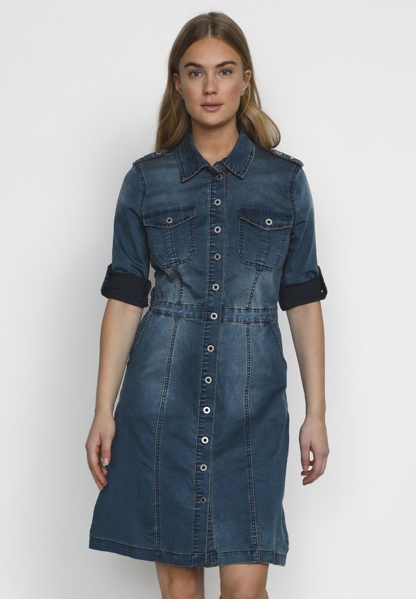 UNIFORM DRESS - Denim dress