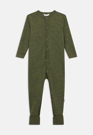 NIGHTSUIT WITH FOOT UNISEX - Pyjamas - olive